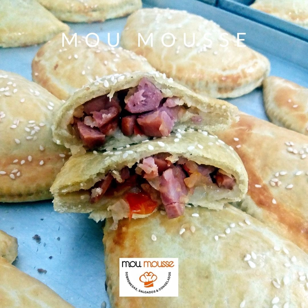 Pastel de forno de calabresa