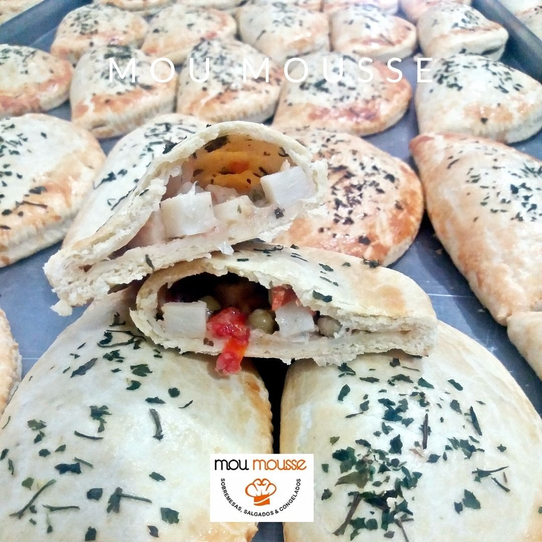 Pastel de forno de palmito